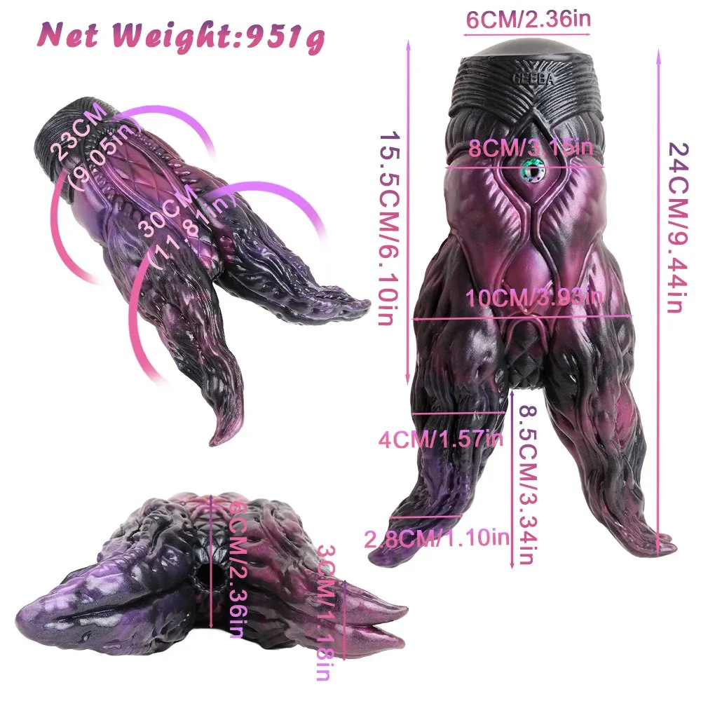 Sea Animal Male Fantasy Animal Stroker Silicone Men's Masturbator Masturbate Pocket Pussy Sex Toys for Men Onahole