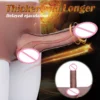 Boxer Briefs with Dildo Penis Sleeve Strap on Dildo Wearing Pants Pull Pants Simulation Penis Enlarger Extender for Men