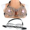 Stainless Steel Metal Breast Bra Female SM Extreme Bondage Restraint Underwear Chastity Belt Sex Toys for Women Personsal