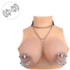 Silver Color Nipple Clamps with Metal Chain Abuse Sex Toys for Adult