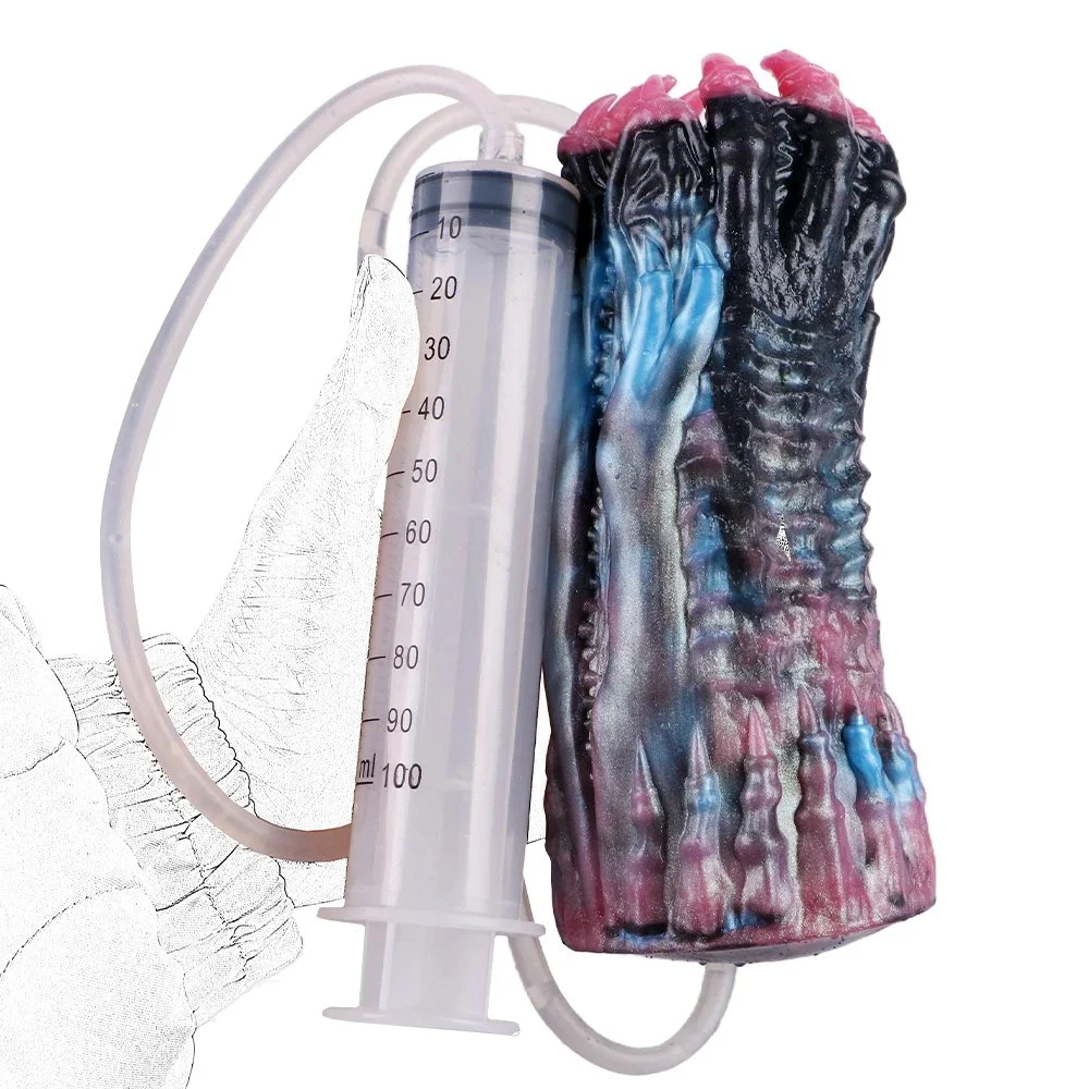 Silicone Alien Stroker Fantasy Single Channel Male Masturbator Unique Vagina Adult Sex Toys Pocket Pussy Lifelike