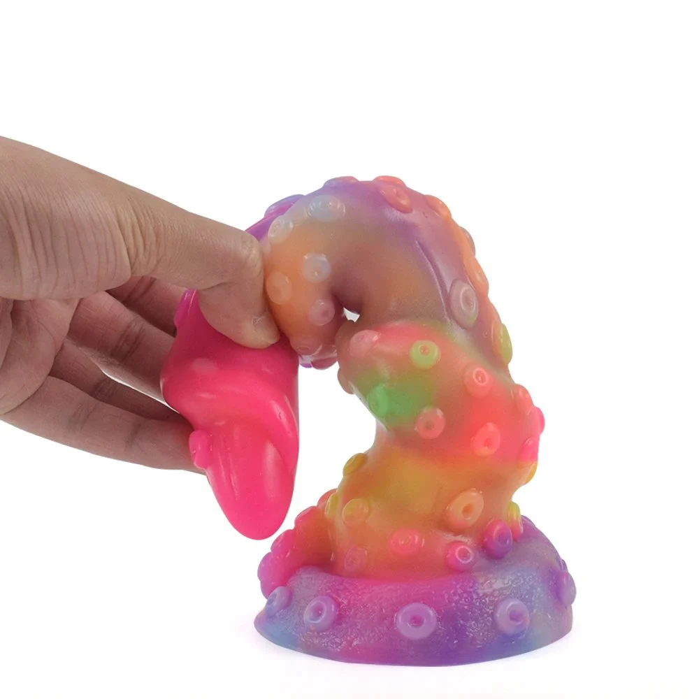 Glowing Toys Different Sized Long Anal Dildos for Women
