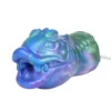 Simulated Fish Squirting Masturbator Realistic Vagina Soft Silicone Ejaculating Male Aircraft Cup Penis Training Sex Toys