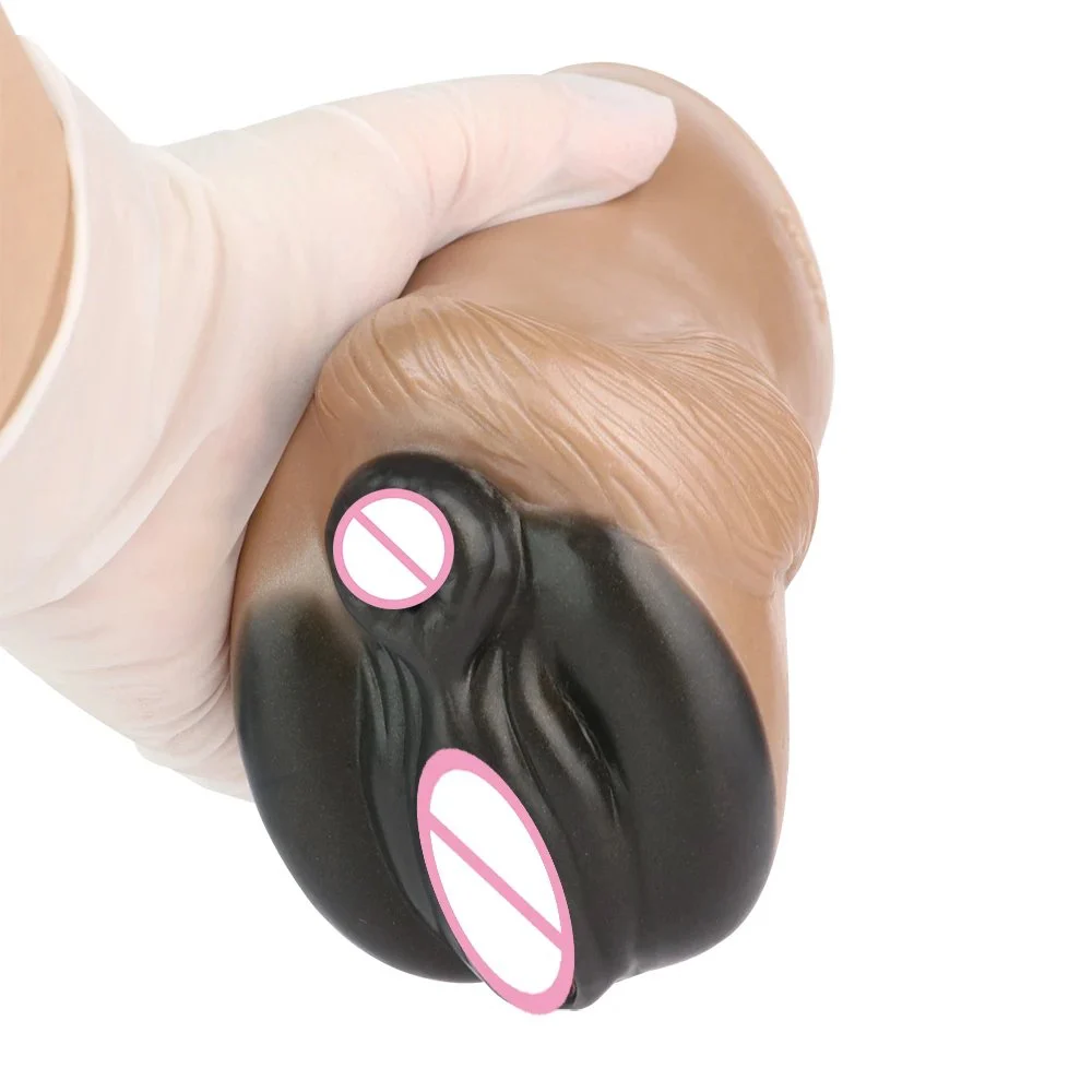 Silicone Male Masturbation Cup for Male Animal Vagina Toy with Skin Touch Masturbators Sex Toys for Men with Anal Tight Channel