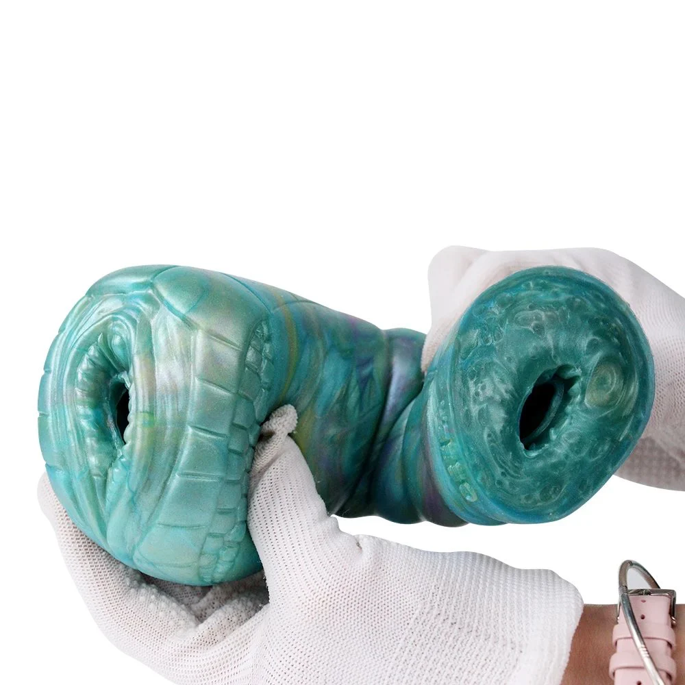 Silicone Monster Masturbator Channel Sex Toy Alien Animal Dragon Vagina Masturbator Monster Realistic Large 3D Silicone Vagina