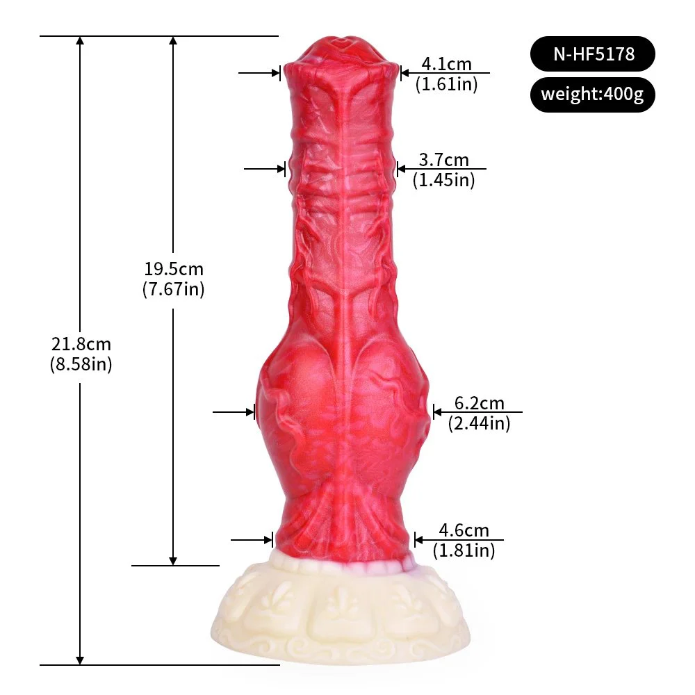 Knot Dildo Alien Silicone Realistic Dildo Anal Plug Penis Vagina Anus Masturbator Sex Toys for Men Women Adults Anal Big Plug