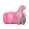 Soft Silicone Fantasy Monster Wolf Vagina Male Masturbation Cup Polarized Gold Powder Fantasy Dragon Beast Adult Toys