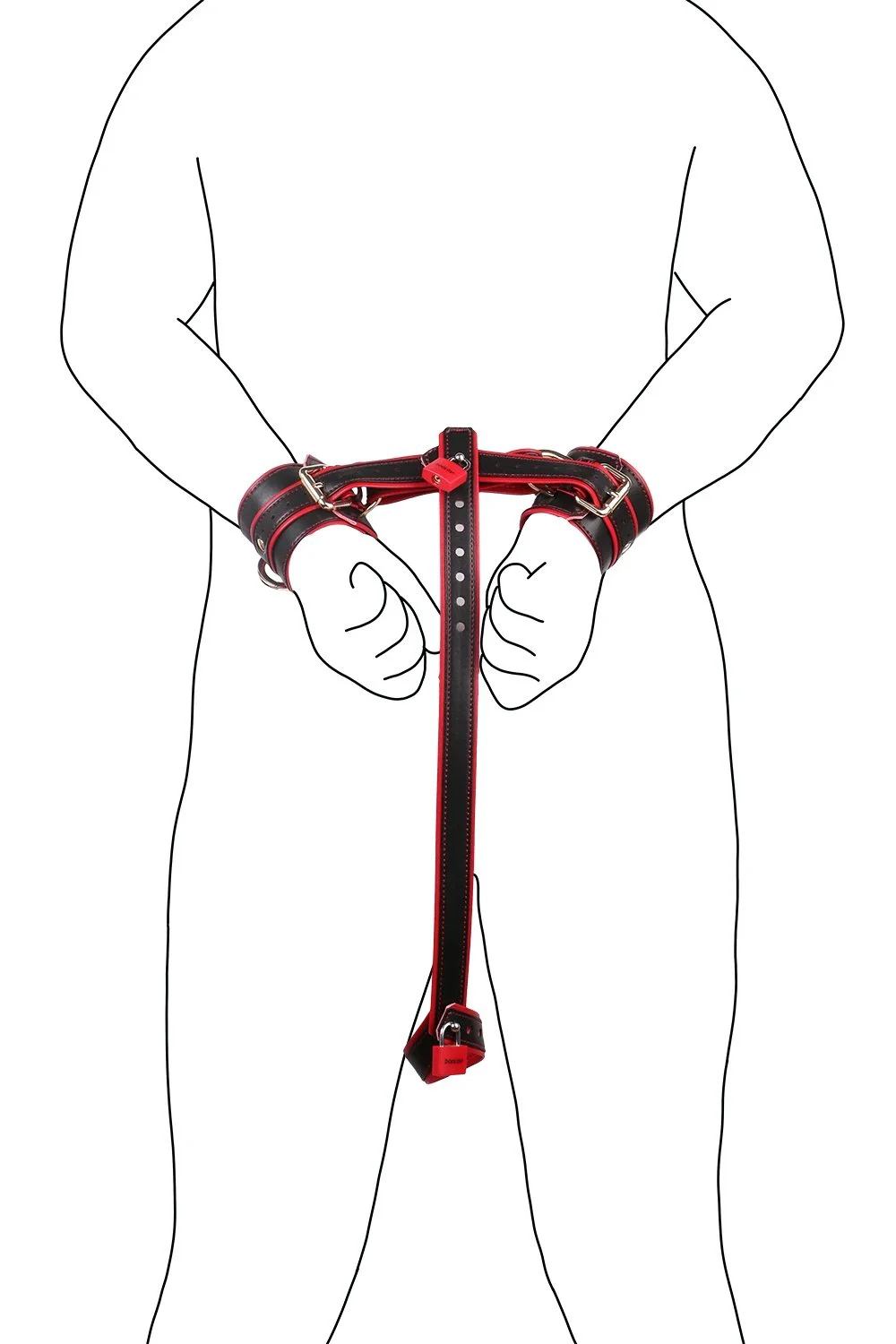 Testicle Wrist Restraint Straps,Testicle Bondage Rope Sex Restraints Male Masturbator Penis Punish Adult Sex Toys for Men