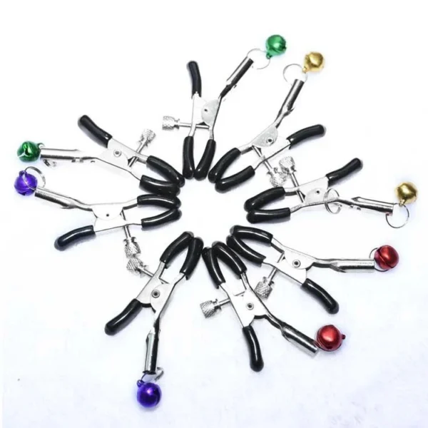 Bondage Toys Breast Stimulator Female Sex Toy Nipple Clamps with Ring
