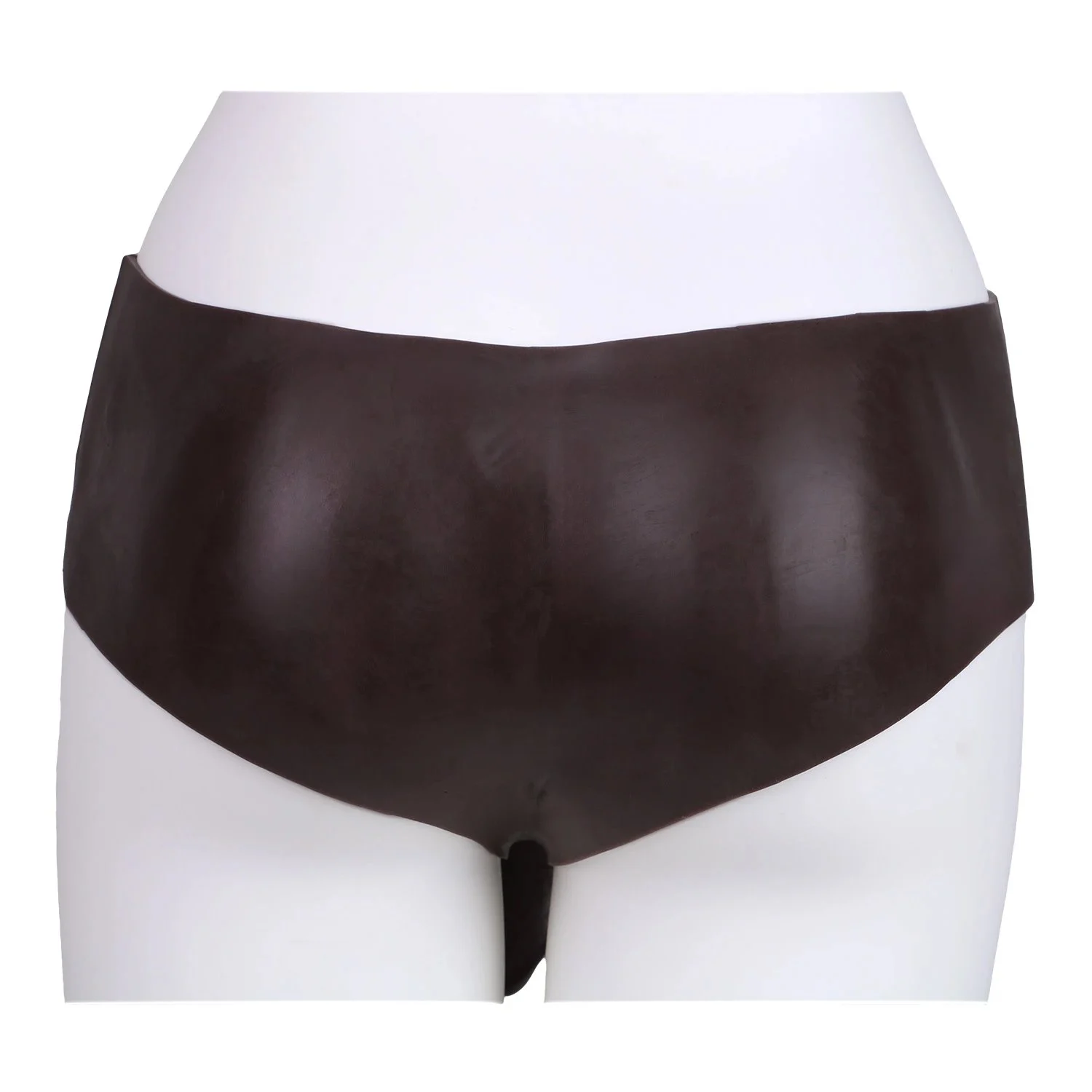 Jet Black Medical-Grade Silicone Male Penis Extender Hollow Insertable Enhancement Sleeve