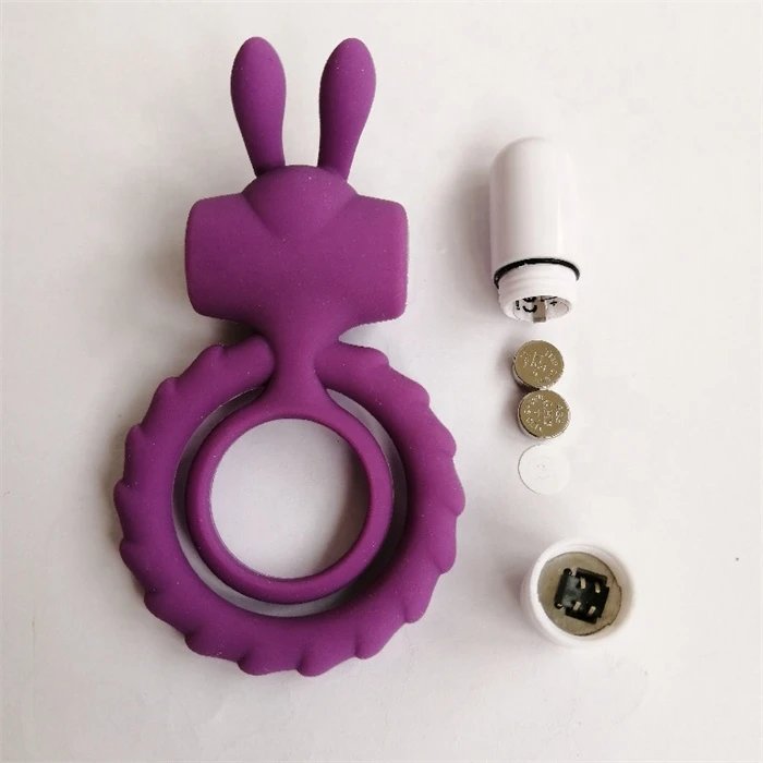 Medical Silicone Sex Toys for Men Waterproof Cock Ring With Clitoral Vibrator for Delay Ejaculation Penis Ring Product
