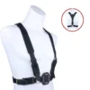 Sexual Chest Wild Iron Bind Strapon Double Dildo and Harness for Men Leather Bondage