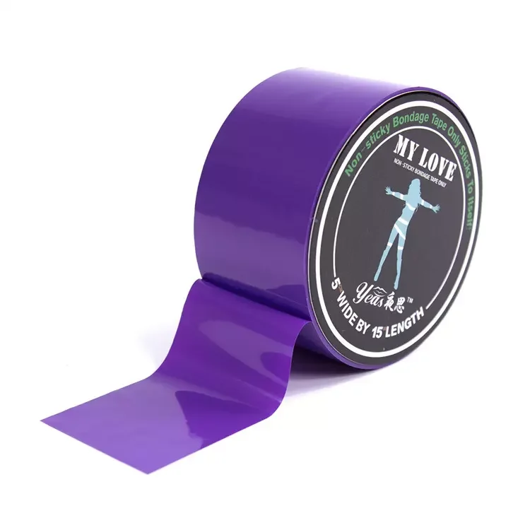 Roleplay Couple Adult Game Bondage Gear Colorful PVC 15 Meters Tied Blindfolds Restraints Bondage Tape