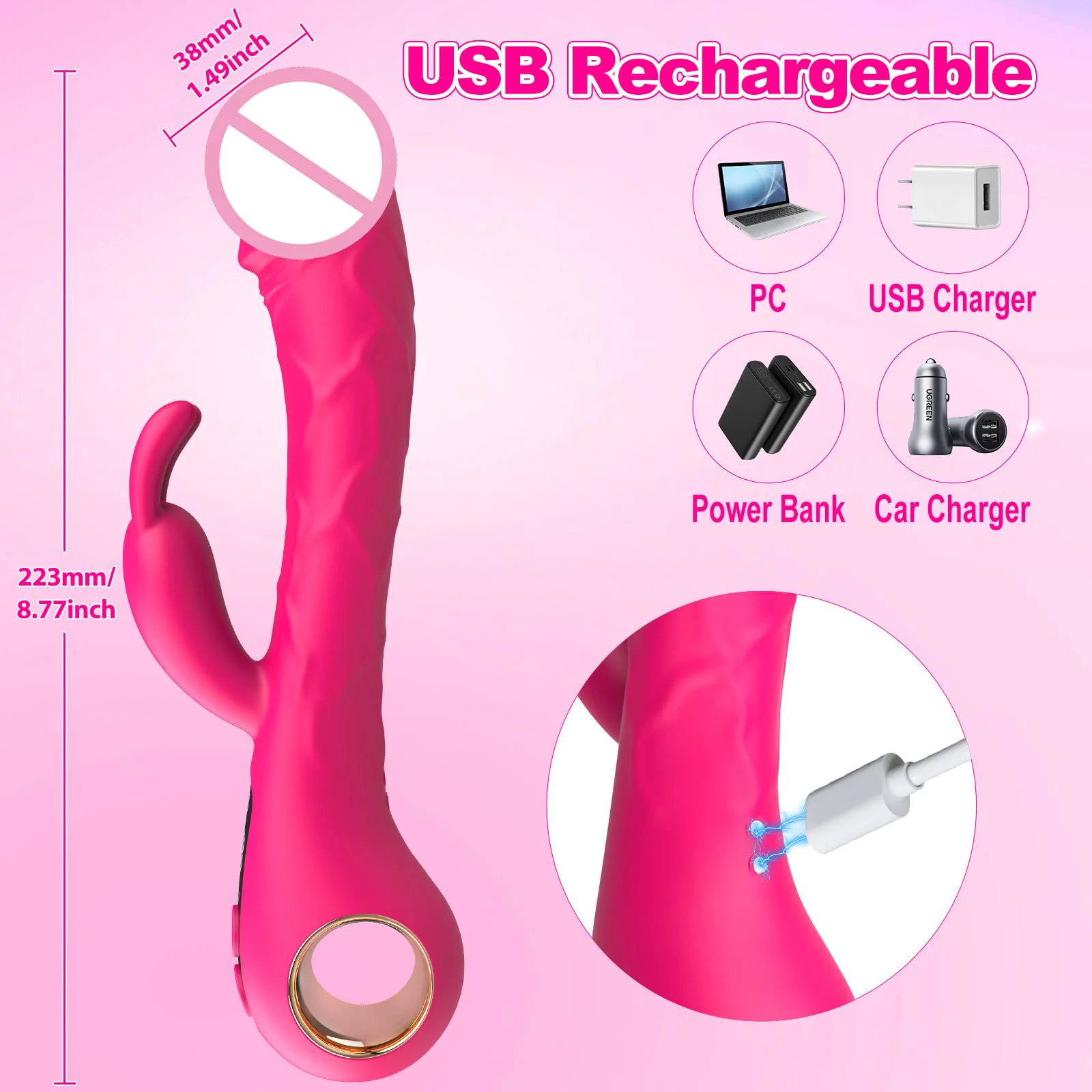 LED Display Realistic Dildo Vibrator Female Masturbation Vaginal Clitoral Stimulator G Spot Rabbit Vibrator for Women Sex Toys