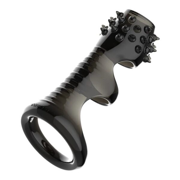 Penis Extender Sleeve Reusable Penis Sleeve Enlar Spiral Penis Ring