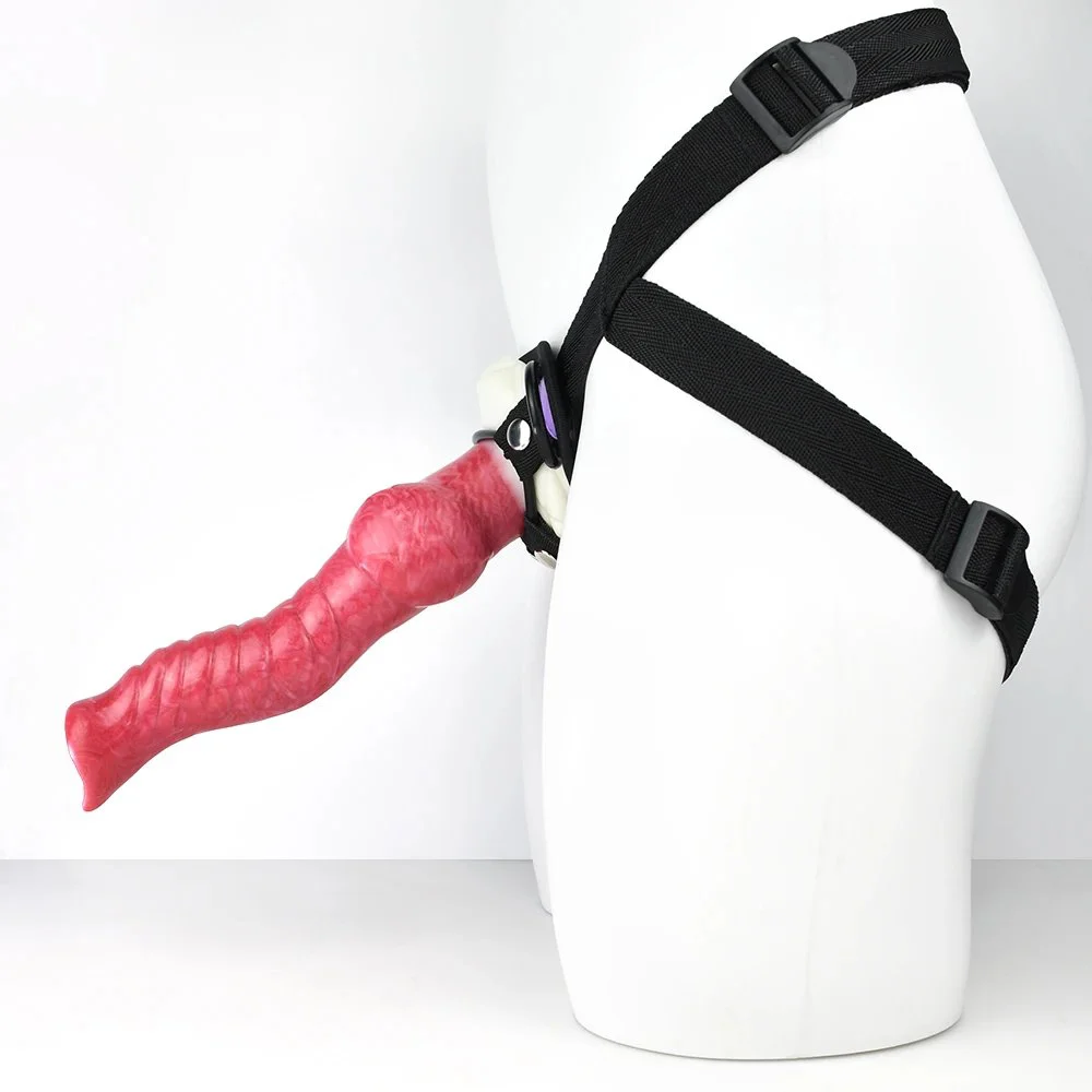 Lesbian Couples Sex Wearable Dildo Silicon With Belt Artificial Penis Adult Toys for Women
