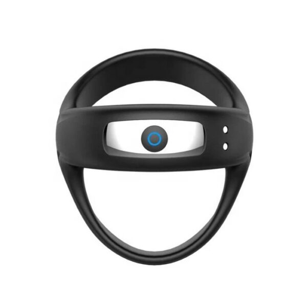 10 Frequency Vibrating Silicone Cock Ring with Dual Holes Penis Ring Male Sex Toys for Delay Ejaculation