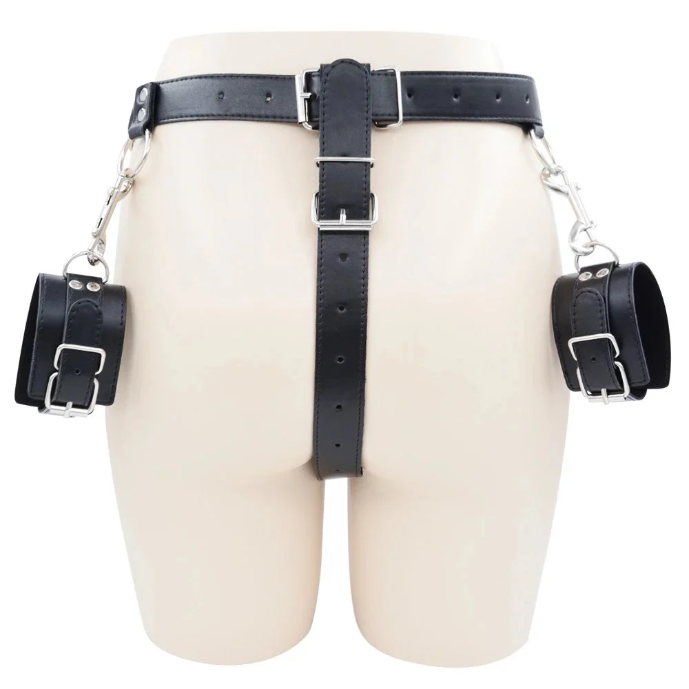 Bondage Men's Underwear With Handcuffs Cock Ring Adult Underwear for Men Sex Underwear Restraint Strap Other Sex Toy