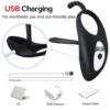 Rechargeable Vibrator Couples Wireless Remote Control 3 in 1 Vibrating Male Cock Ring Sex Toys for Men Couple