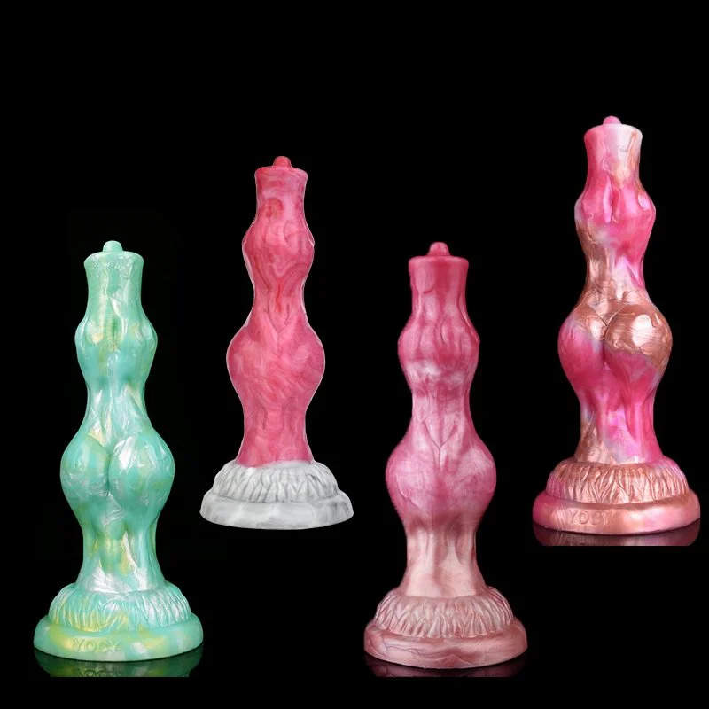 Wolf and dog dildo fantasy dog alien cock silicone wolf knot monster sex toy for men and women anal plug