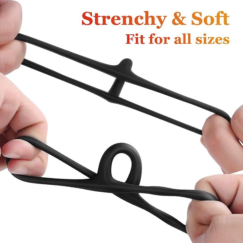 Silicone Male Delay Ejaculation Ring Y Shape Cock Ring Man Sex Toys