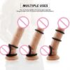 Sex Toys Penis Ring for Men 3 Different Size Reusable Silicone Cock Ring Delay Ejaculation