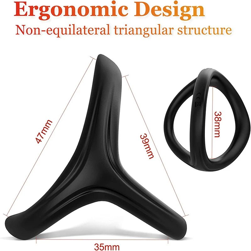 Silicone Male Delay Ejaculation Ring Y Shape Cock Ring Man Sex Toys