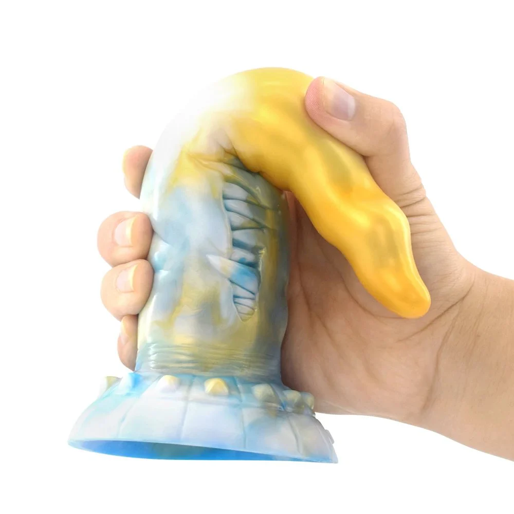 Monster Dildo Western Mythical Beast- Ammut Realistic Silicone Dildo Penis Anal Plug for Women