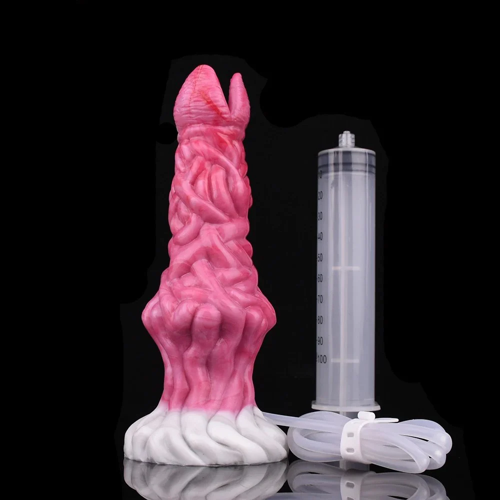Soft Liquid Silicone Ovipositor Squirting Sex Toy Orgasm Squirting Ejaculation Masturbator for Man Dna Woman