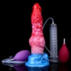 Inflatable Water Spray Simulation Sex Fantasy Monster Dildo Soft Silicone Spraying Dildo Masturbator Adult Fun Sex Toy