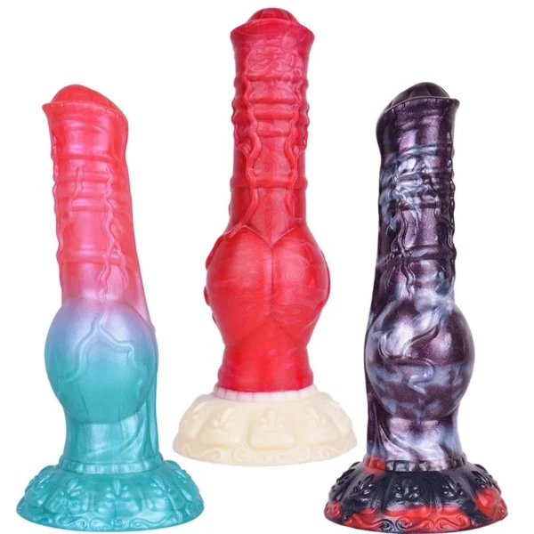 Knot Dildo Alien Silicone Realistic Dildo Anal Plug Penis Vagina Anus Masturbator Sex Toys for Men Women Adults Anal Big Plug