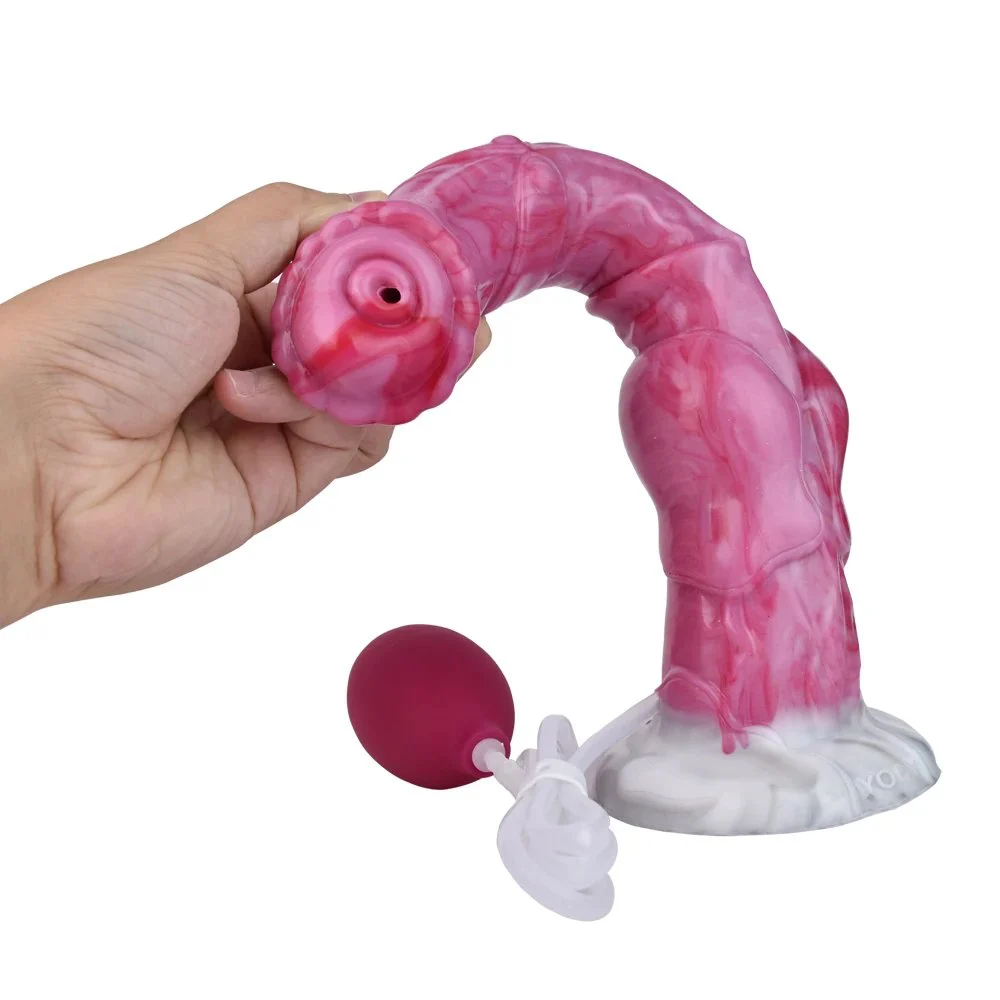 Large Size Squirting Horse Dildo Suction Cup Sex Toy Suction Cup Sex Toy Fantasy Fantasy Creature