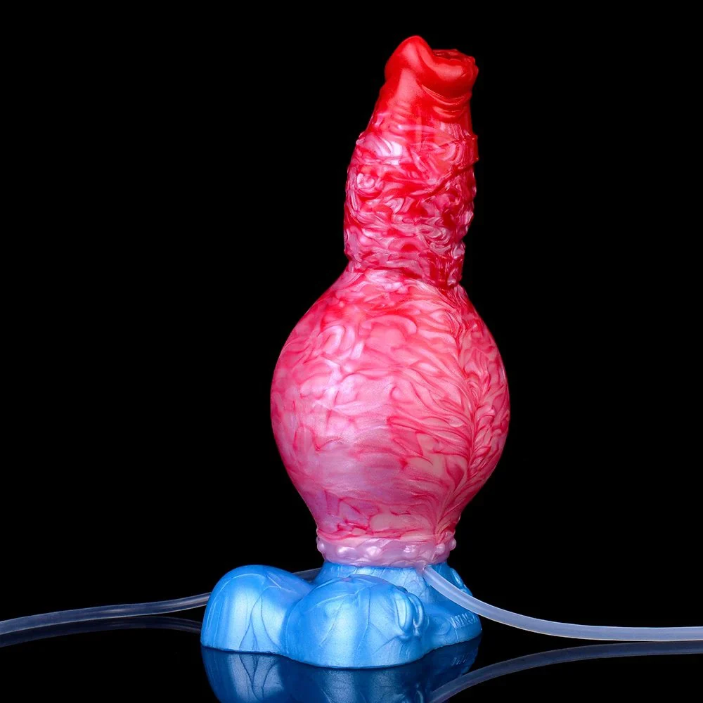 Inflatable Water Spray Dildo Fantasy Monster Dragon Dildo Soft Silicone Orgasm Sex Dildo Masturbator Adult Sex Toys