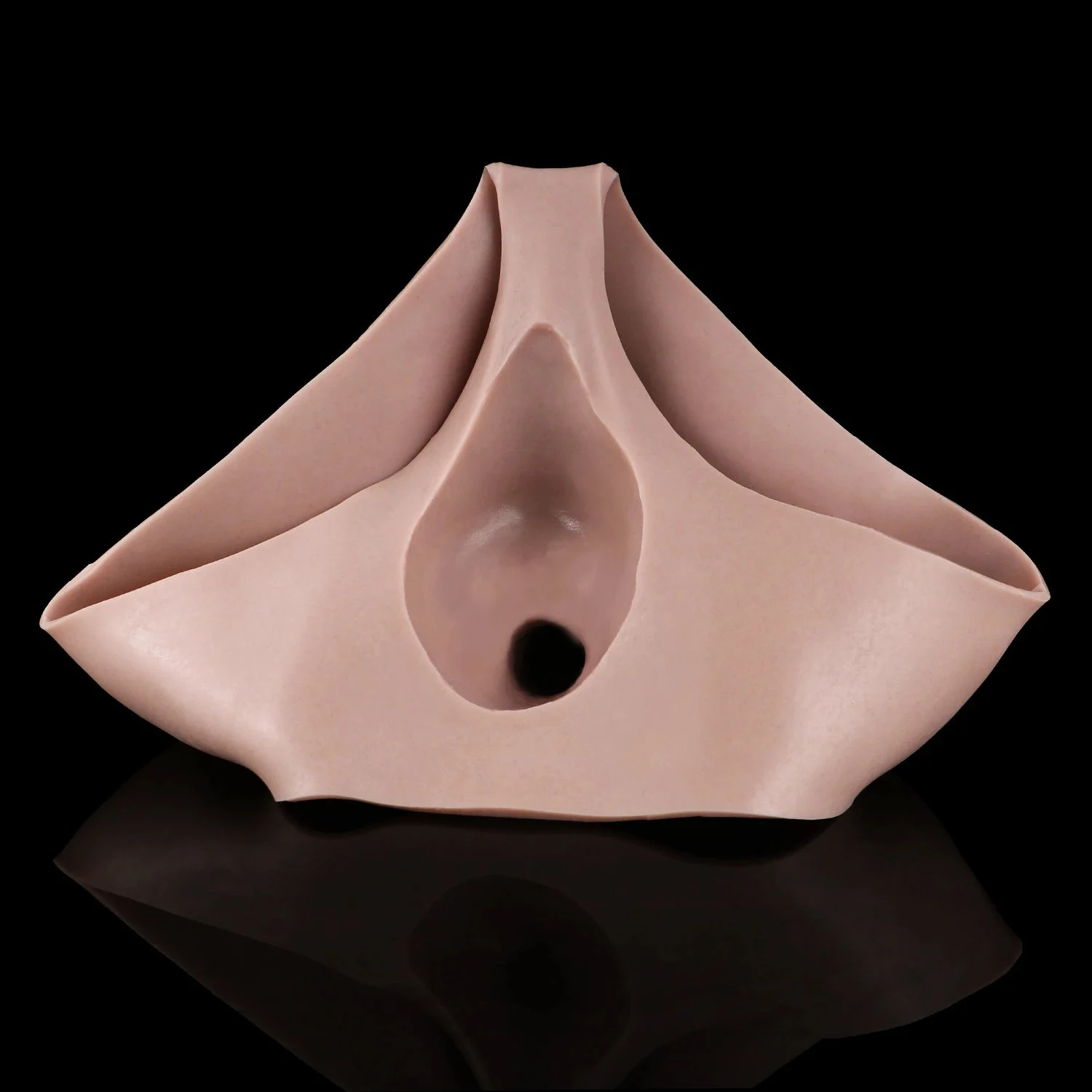 9.29'' Silicone Strap on Hollow Dildo Pants With Penis Sleeve for Men Dick Extender Adult Couple's Reusable Condom Enlarge
