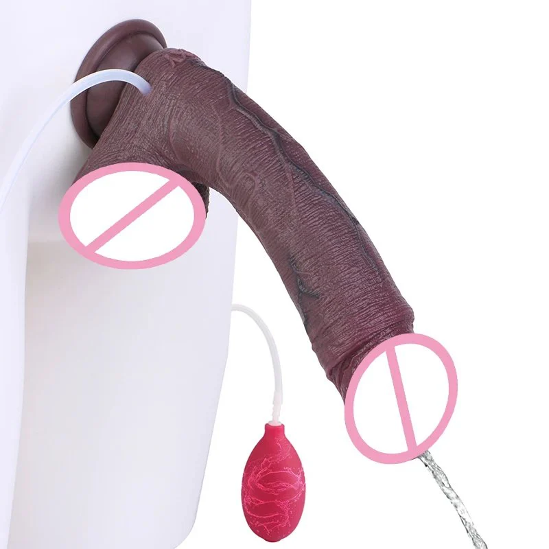 Silicone-based Realistic Male Penis Designed for Women Featuring a Suction Cup and Water-based Lubricant Compatibility