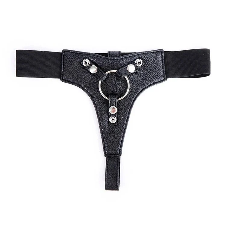Strap on Pants for Lesbian Dildo Wearable Leather Pants Sex Toys for Gay