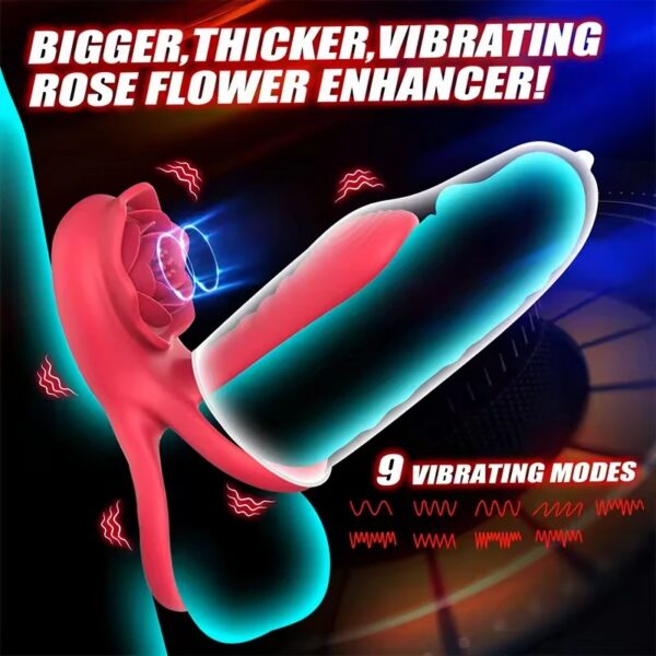 Male Remote Control Sperm Delay Lock Vibrating Penis Vibrator Couple Stimulation Orgasm Cock Ring