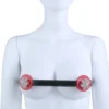 Valentine's Day Set Adjustable Leather Breast Bondage SM Sex Toys Leather Tight Bra Pain Stimulation Device for Couples Flirting