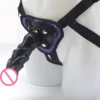 Lesbian Sex Toy Deer Horn Plastic Dildo with Pants Animal Penis with Belt Strapon Dildo for Women