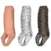 Triple Penis Sleeve for Men Twisted Male Sex Toys With Soft Silicone & TPE Material Delay Ejaculation Cock Rings