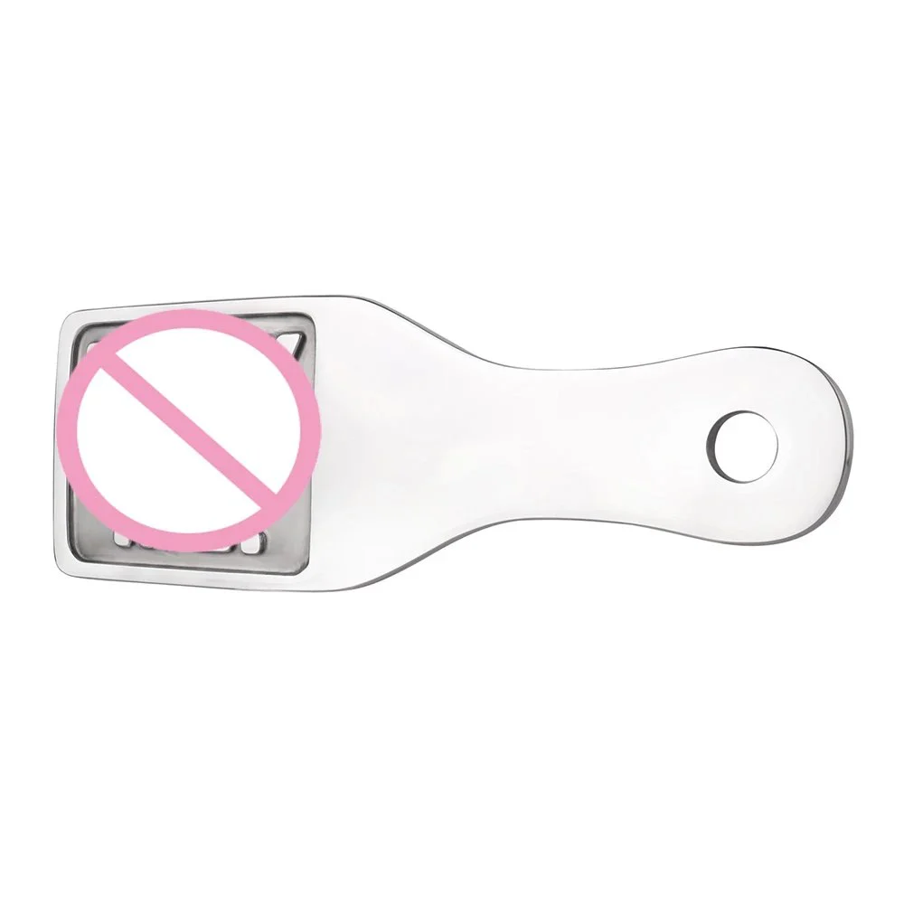 Heavy Metal Handheld Spanking Paddle Adult Erotic Cosplay Game Sex Toy for Man Woman Couples Bed Flirting Game Pleasure