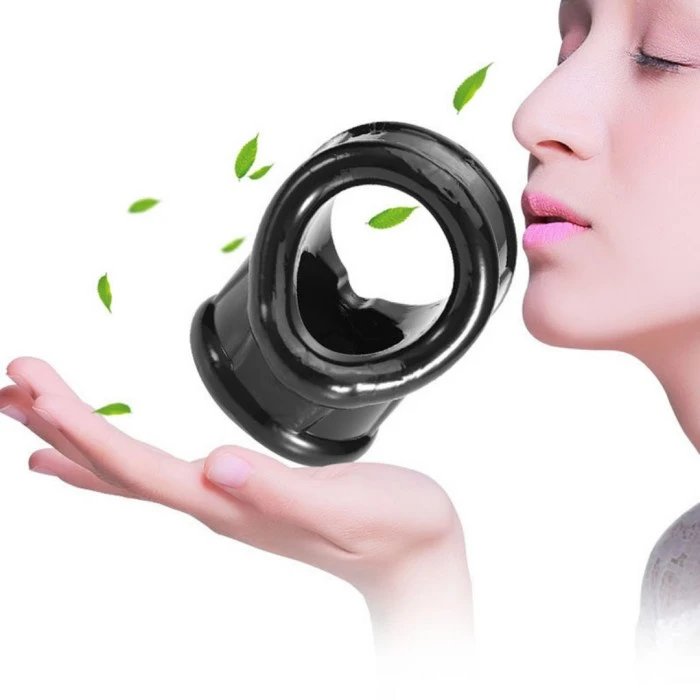 Men's Triangular Black TPE Soft Penis Ring for Men Adult Sex Toys