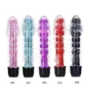 Multi-speed Sex Toys G Spot Jelly Dildo Vibrator for Women Soft Crystal Dildo Wand Vibrator