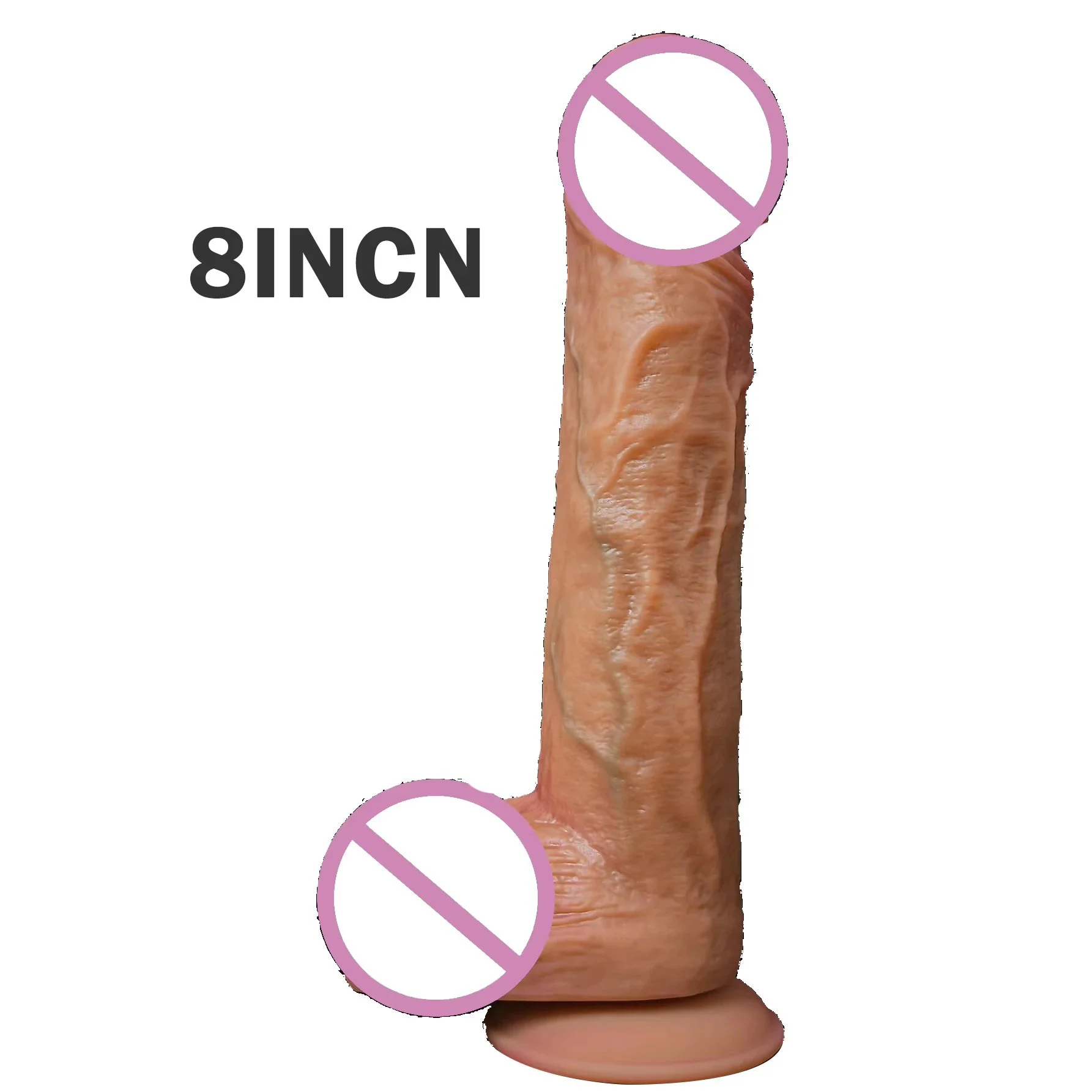 Sexy Body Big Size Sex Dildo Sex Toys Soft Silicone Thrusting Dildos for Women