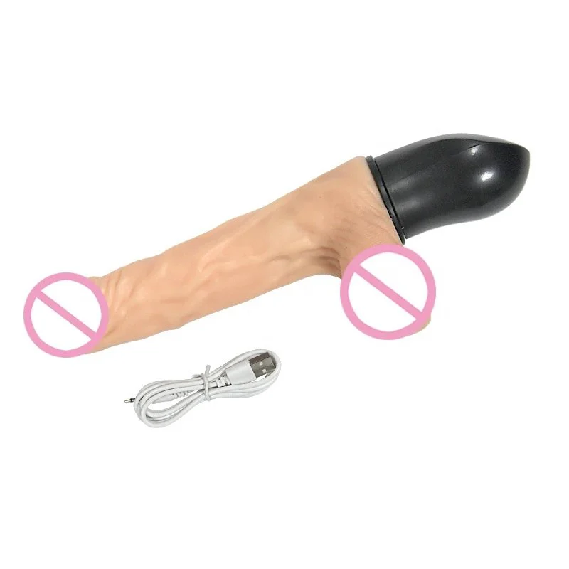 Lifelike Faked Penis Rod Strong Shock Penis Realistic Dildo Vibrator for Women