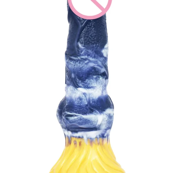 New Arrival Multi Color Large Sex Product Realistic Animal Dog Dildo Flexible Liquid Silicone Penis for Women Sex