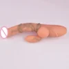 Silicone Fully Covered alien Cock Simulated Animal Dildo Vibrating Heated Penis Anal Plug Clitoris Stimulation Vibrator Sex Toy