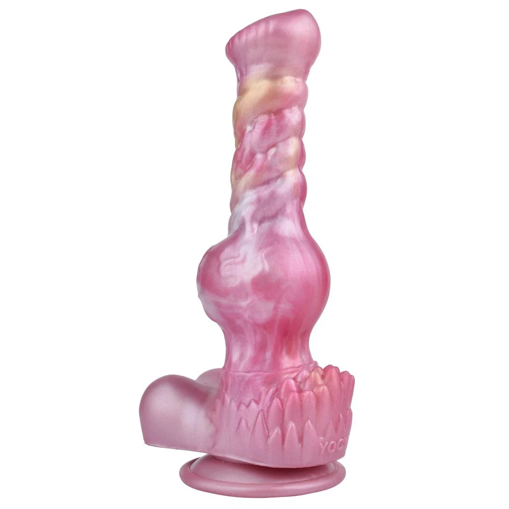 Silicone Waterproof Wireless Big Size Stretching Vibration Wolf Dildo 10 Frequency Masturbation Vibrator for Women