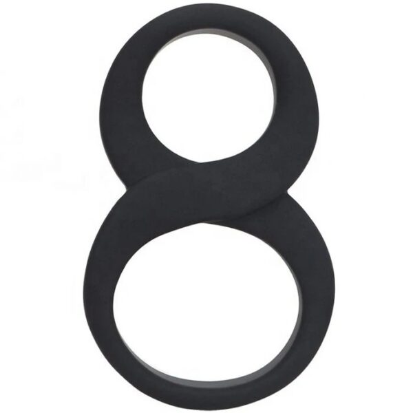 Silicone Double Cock Ring for Men Adult Sex Toys With Vibrating Feature for Delay Ejaculation