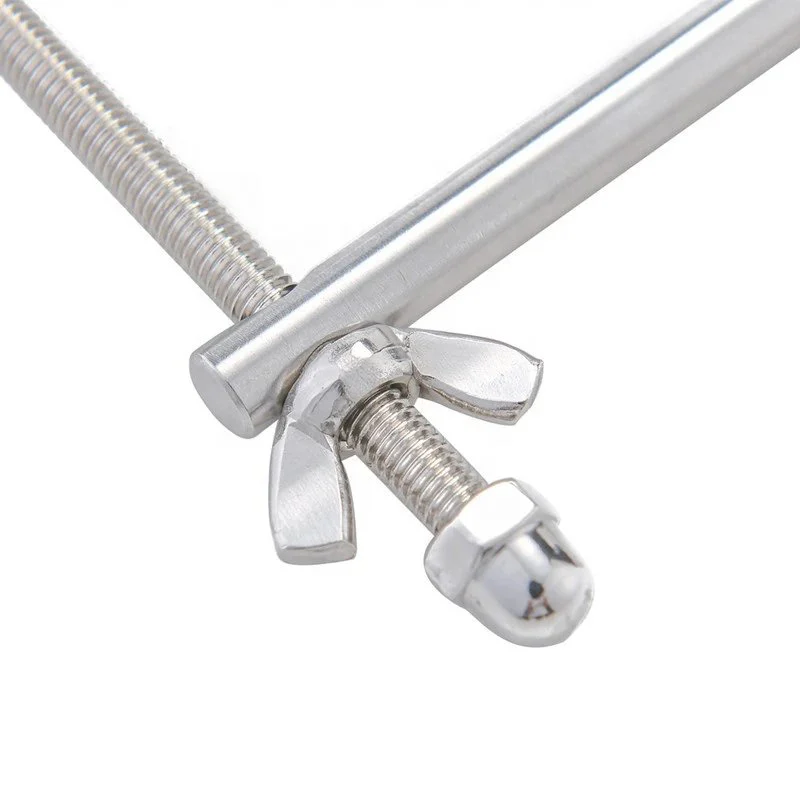 Stainless Steel Breast Clip Device Breast Bondage Nipple Clamps Metal Clamp Restraints